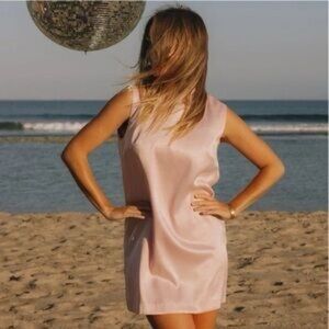 Daily Drills Silk Light Pink dress